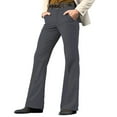 thumbnail image 1 of Men's Bell Bottom Pants Vintage 60s 70s Flare Formal Dress Trousers Slim Fit Long Pants With Pockets, 1 of 2