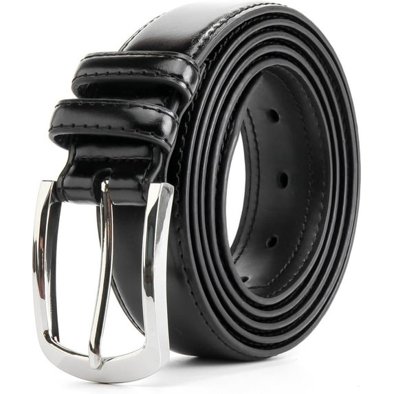 Men's Belt Big & Tall 56"-80" Genuine Leather Belt Reinforced Strap Casual Work Jean Extra Long Belts