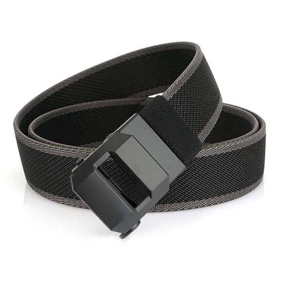 Men's Belt, Casual Stretch Belt for Gift Men Outdoor Work Sports Hunting Hiking, Automatic Buckle Stretch