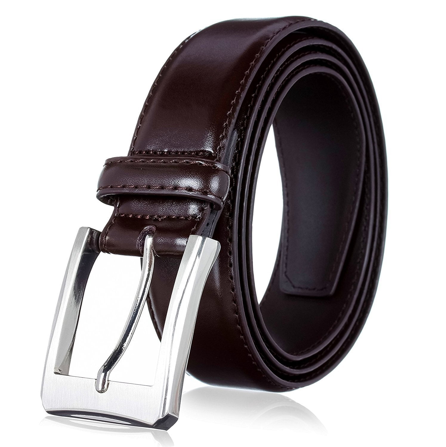 dark brown dress belt Brown Dress Belt by Nickel Smart