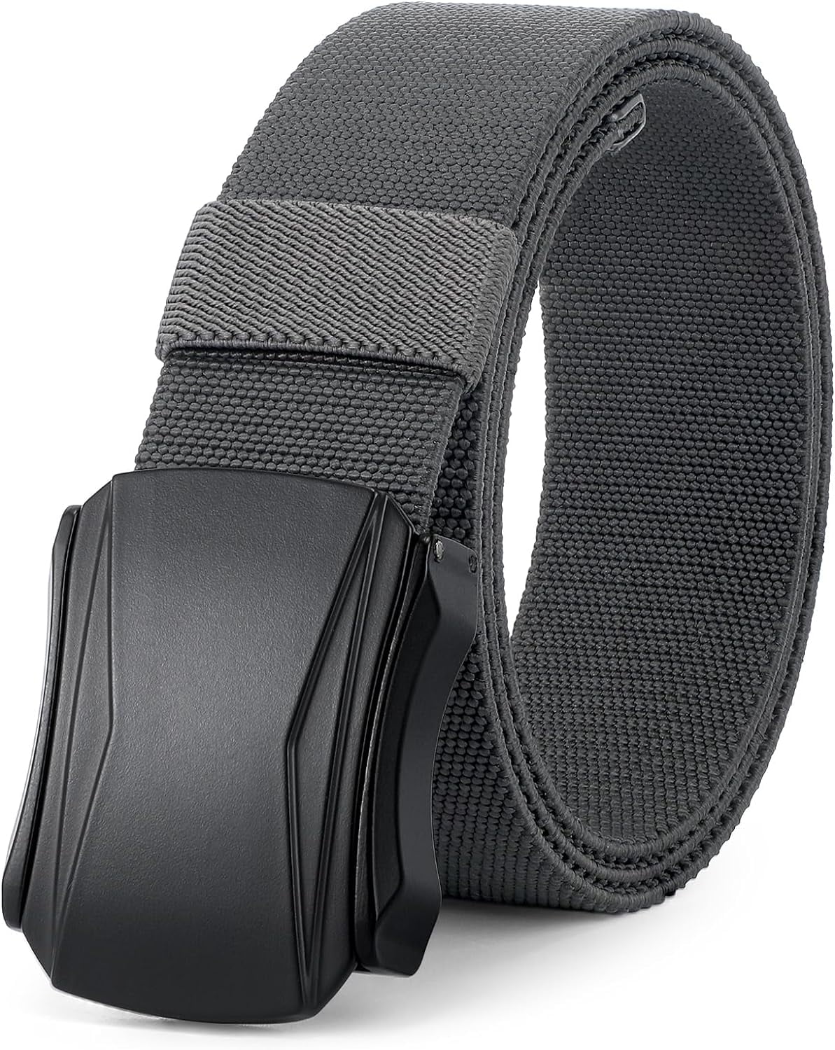 Men's Belt, Military Tactical Stretch Nylon Belt For Pants Webbing