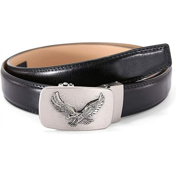 Men’s Belt Ratchet Automatic Belt for Men 35 mm Wide Leather Belt