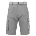 thumbnail image 1 of Men’s Belted Cargo Shorts and Basic Chino shorts, 1 of 3