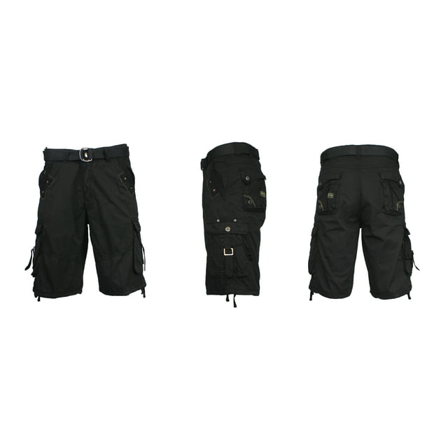 Men's Belted Cargo Shorts - Walmart.com