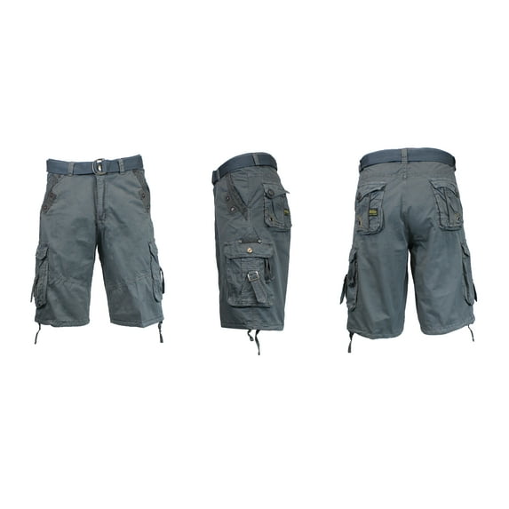 Men's Belted Cargo Shorts