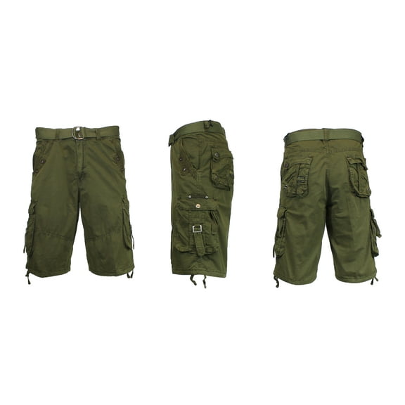 Men's Belted Cargo Shorts