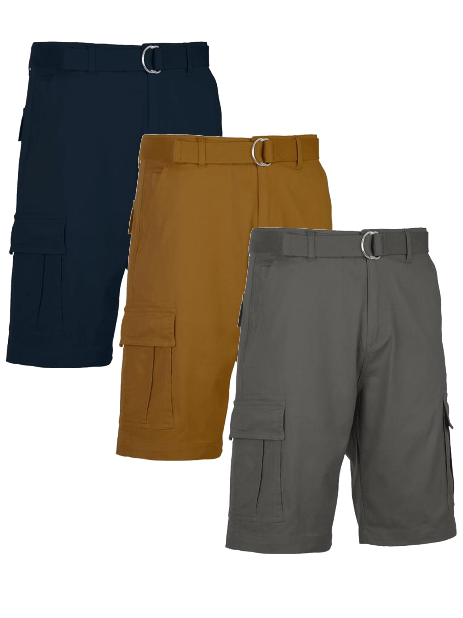 Men-s-Belted-Cotton-Cargo-