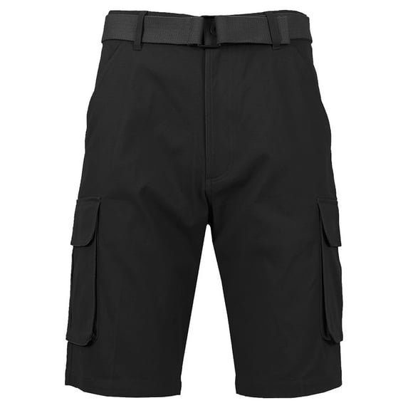 Men's Belted Cotton Cargo Shorts & Basic Chino Shorts