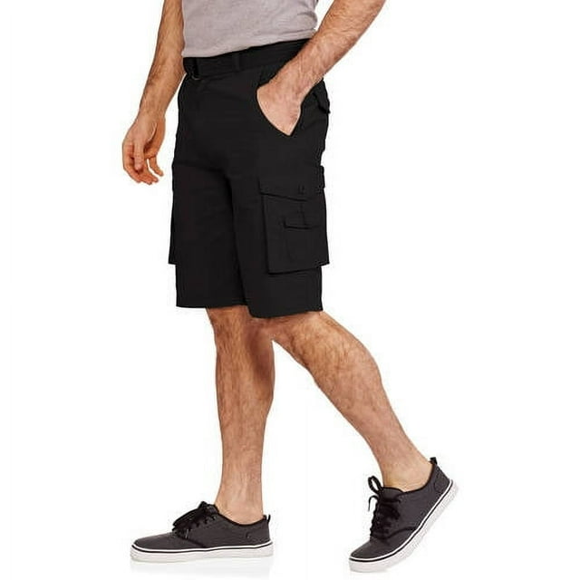 Men's Belted Ripstop Cargo Shorts