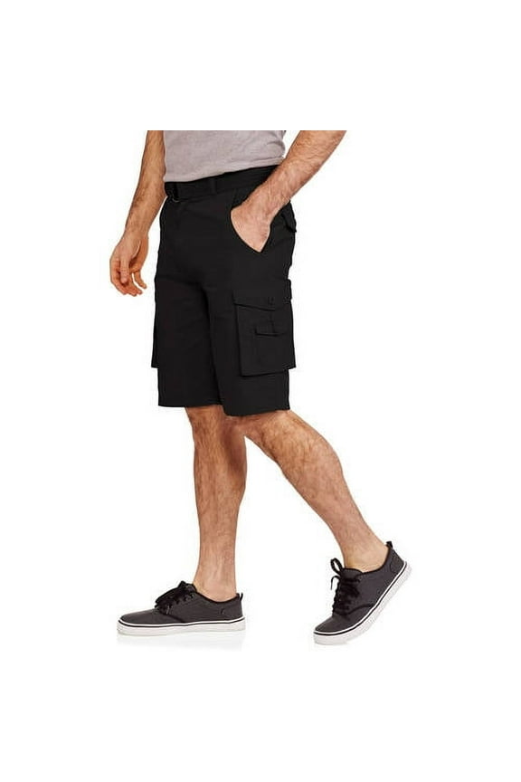 Men's Belted Ripstop Cargo Shorts