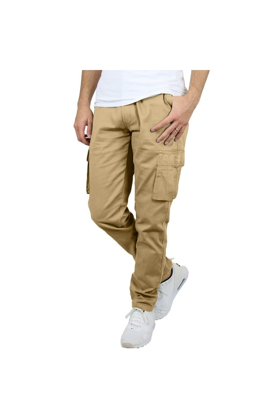 Men's Cotton Flex Stretch Classic Cargo Pants