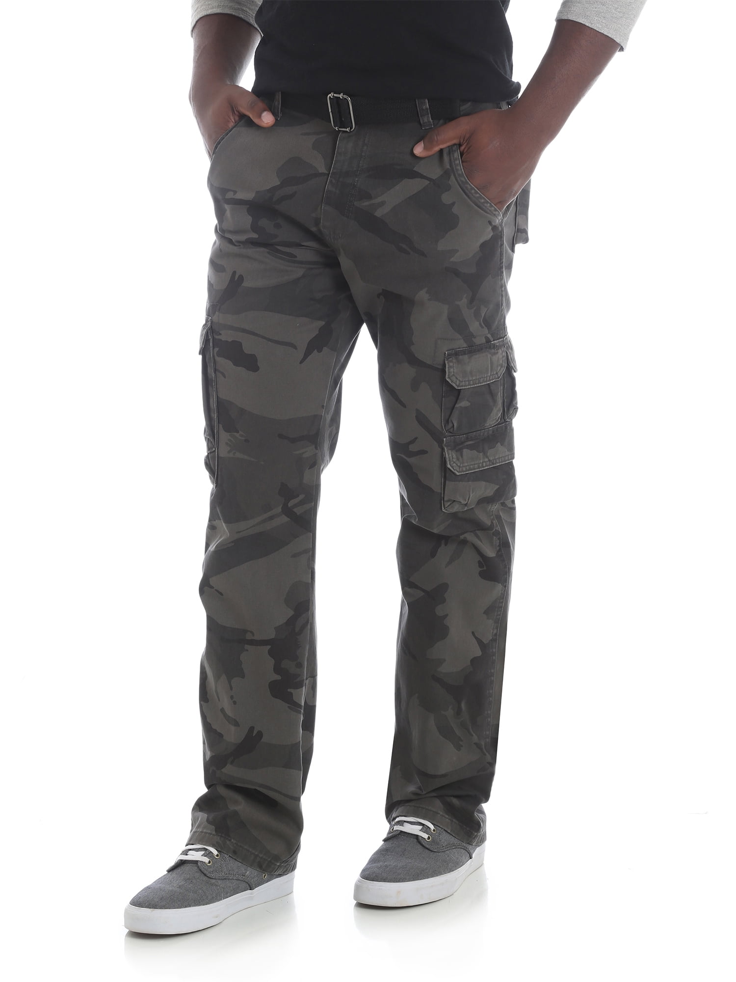 Men's Belted Twill Cargo Pant - Walmart.com