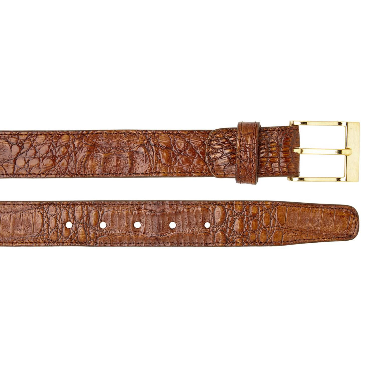 Belvedere Caiman Belt Burgundy 1999
