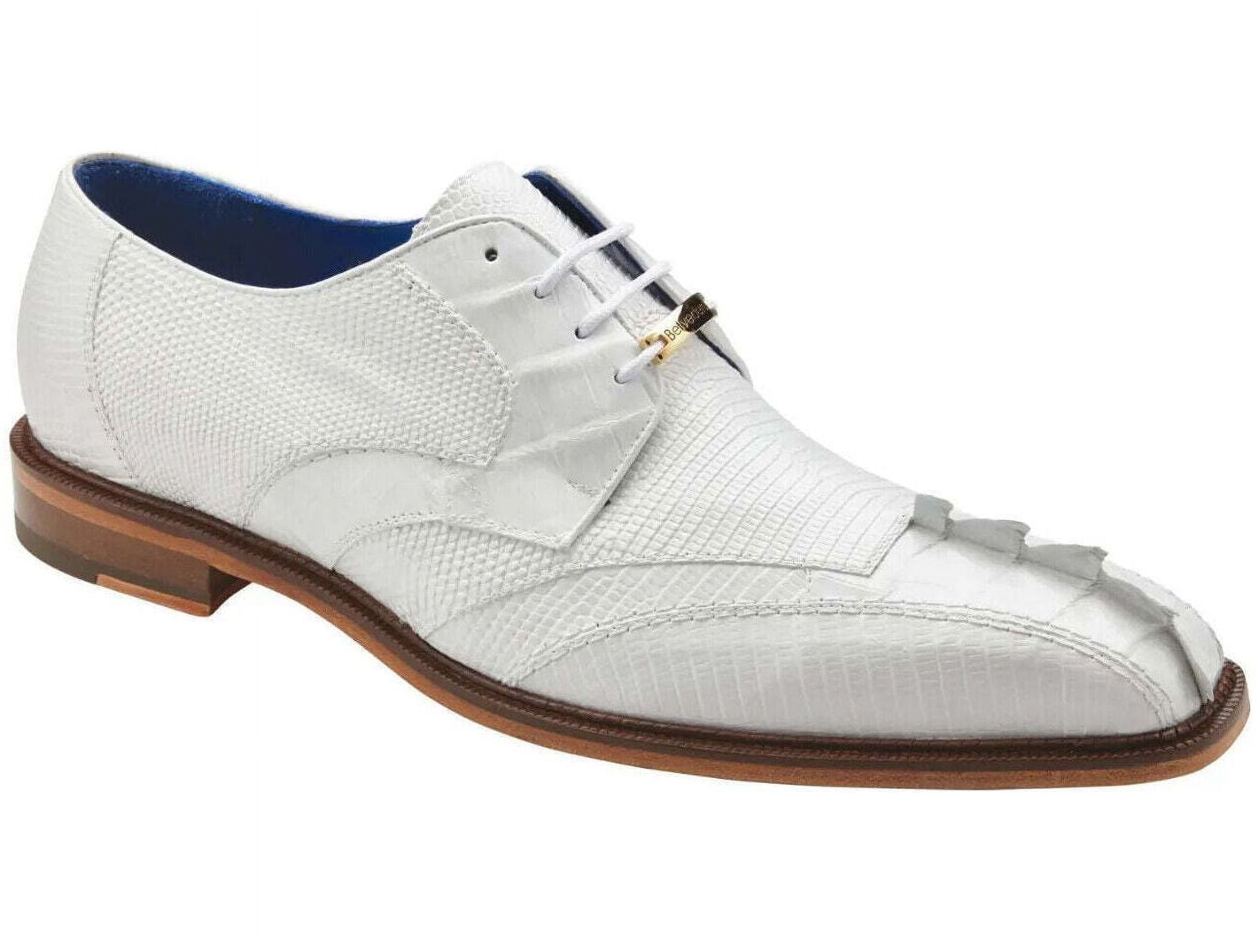 Men s Belvedere Shoes Valter Genuine Caiman Crocodile and Lizard
