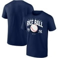thumbnail image 1 of Men's Ben Rice Navy New York Yankees Rice Ball T-Shirt, 1 of 4