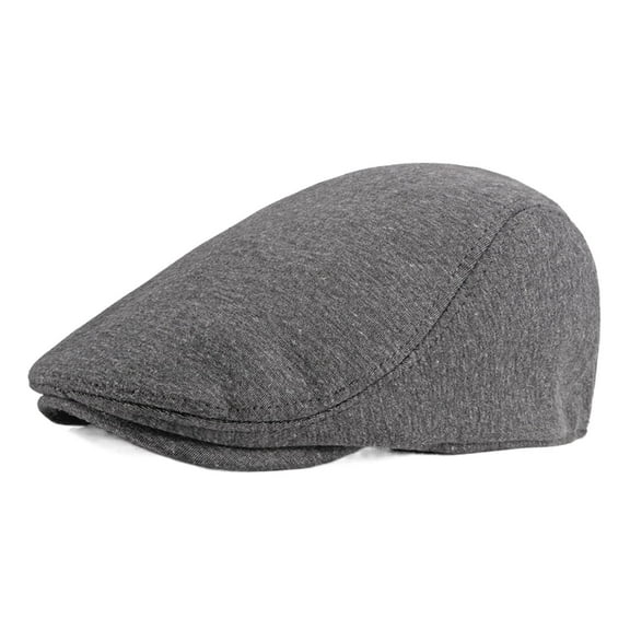 Men's Beret Simple Light Board Peaked Cap Solid Color Knitted Hat Spring and Autumn Korean Style Advance Hats Women's British Retro