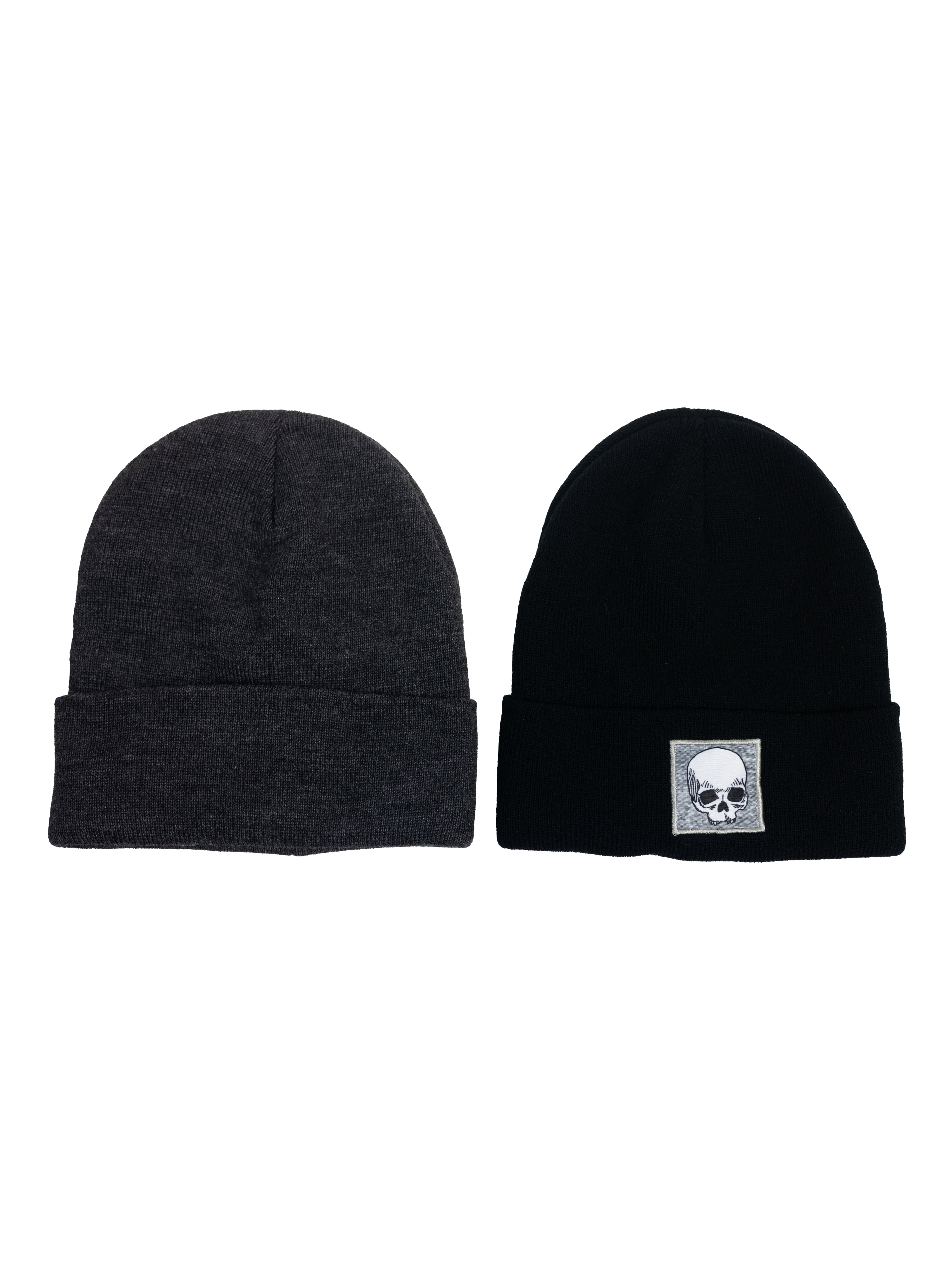 Men's Berkshire Beanie Style Hats, 2- Pack, One Size