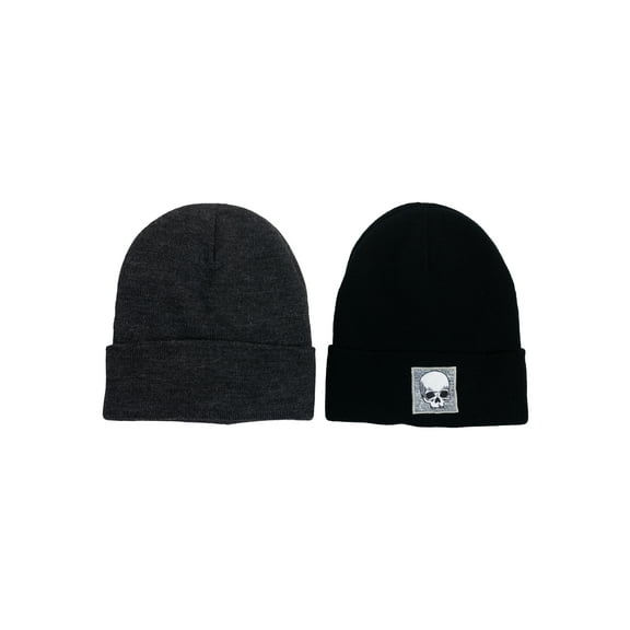Men's Berkshire Beanie Style Hats, 2- Pack, One Size