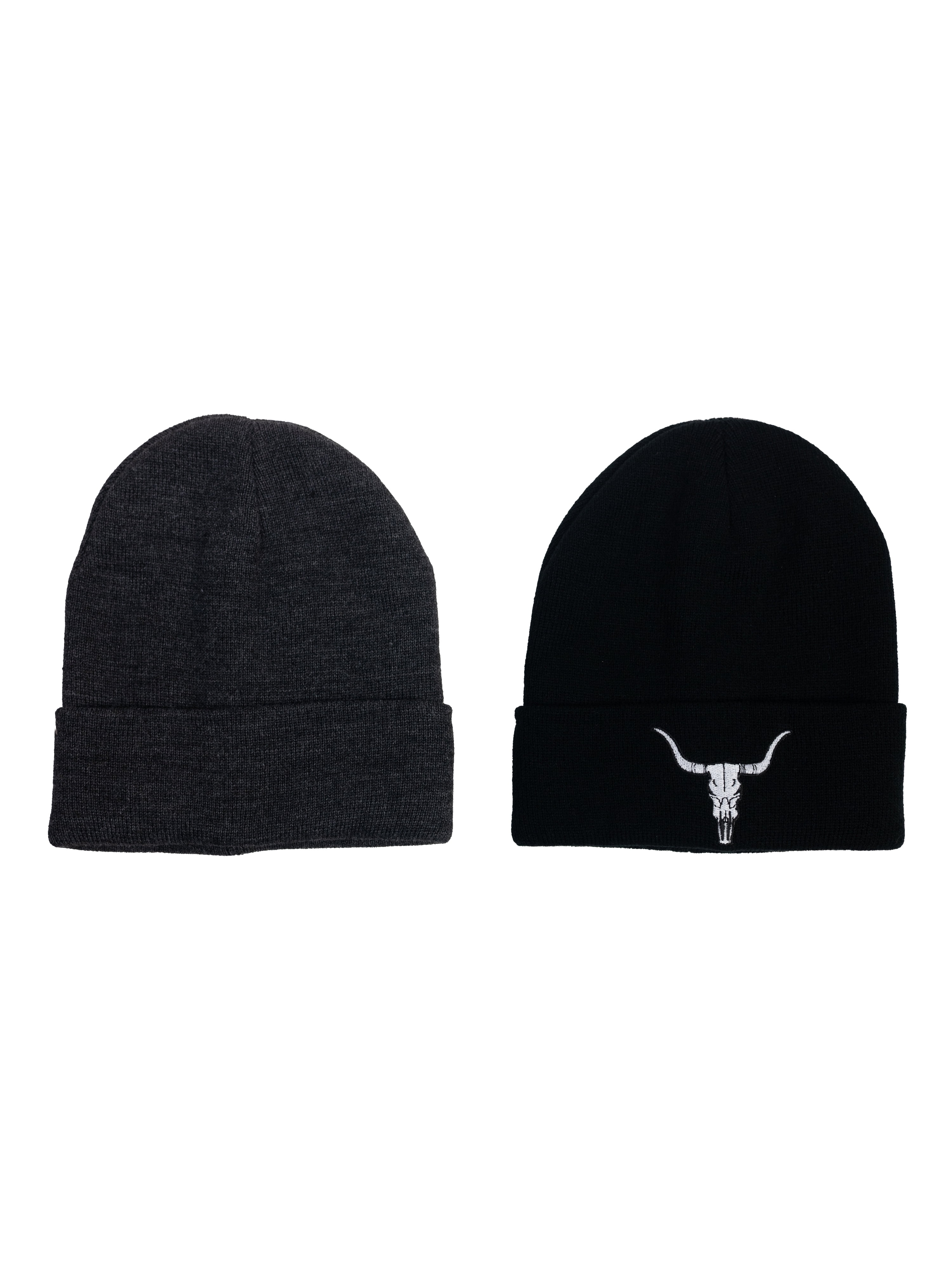 Men's Berkshire Beanie Style Hats, 2- Pack, One Size