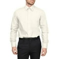 thumbnail image 1 of Men's Berlioni Long Sleeve Regular Fit Button Up Solid Dress Shirt, 1 of 5