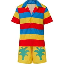 Men's Bermuda Merlin Fancy Shirt Shorts Set Merlin's Outfits Suit