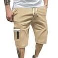 thumbnail image 1 of Men's Bermuda Short Pants Thin Straight Leg Casual Shorts Summer Multi Pocket Zipper Shorts, 1 of 7