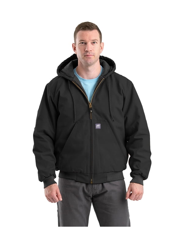 Men's Heritage Duck Hooded Active Work Jacket Residential Use, Standard Application