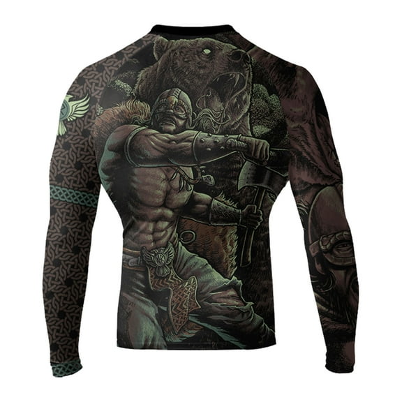 Men's Berserker BJJ MMA Rash Guard X-Large