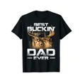 thumbnail image 1 of Men's Best Buckin' Dad Ever T-Shirt, Funny Deer Hunting Graphic Tee, Father's Day Gift for Men, 1 of 6