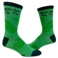 thumbnail image 1 of Men's Best Dad By Par Socks Funny Fathers Day Golf Novelty Graphic Footwear, 1 of 8