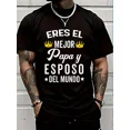 thumbnail image 1 of Men's Best Dad Husband Spanish Graphic T-Shirt, 1 of 6