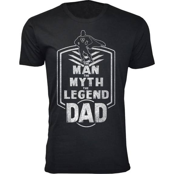 Men's Best Father's Day T-shirts Ever - The Man The Myth The Legend Dad Badge