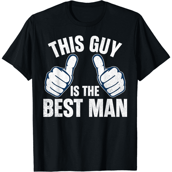 Men's Best Man Bachelor Supplies Party Wedding T-Shirt