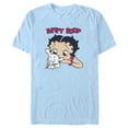 thumbnail image 1 of Men's Betty Boop Betty and Pudgy Graphic Tee Light Blue 2X Large, 1 of 4