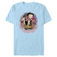 thumbnail image 1 of Men's Betty Boop Capricorn Zodiac  Graphic Tee Light Blue 3X Large, 1 of 4