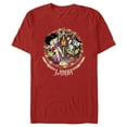 thumbnail image 1 of Men's Betty Boop Libra Zodiac  Graphic Tee Red 2X Large, 1 of 5