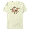 thumbnail image 1 of Men's Betty Boop Lil' Angel Tattoo  Graphic Tee Beige 3X Large, 1 of 4