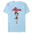 thumbnail image 1 of Men's Betty Boop Los Angeles Betty  Graphic Tee Light Blue Large, 1 of 4