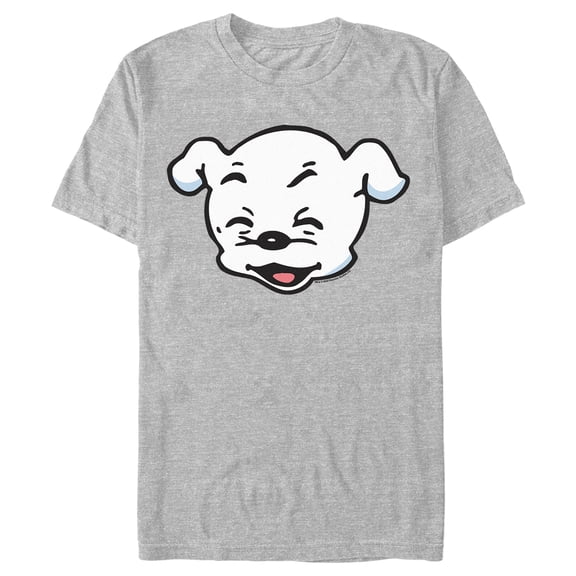 Men's Betty Boop Pudgy Large Face  Graphic Tee Athletic Heather 2X Large