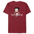 thumbnail image 1 of Men's Betty Boop Seated Logo  Graphic Tee Cardinal Medium, 1 of 5