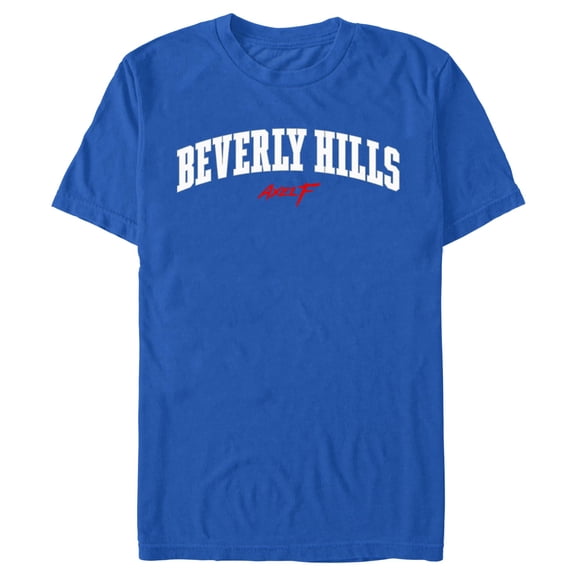 Men's Beverly Hills Cop: Axel F Classic White Logo Graphic T-Shirt