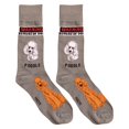 thumbnail image 1 of Men's Beware of Dog Poodle Crew Socks, 1 of 4