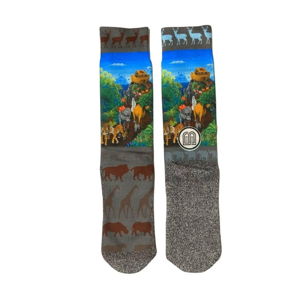 BibleSocks "The Noah" Christian Faith-Inspired Crew Socks for Men - Moisture-Wicking, Christmas Gift