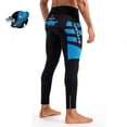 thumbnail image 1 of Men's Bicycle Pants 4D Padded Mountain Cycling Tights Outdoor Cyclist Riding Bike Wear Blue S, 1 of 8