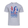 thumbnail image 1 of Men's Biden Harris 2020 Short-Sleeve T-Shirt - Heather Grey - 3X-Large, 1 of 1