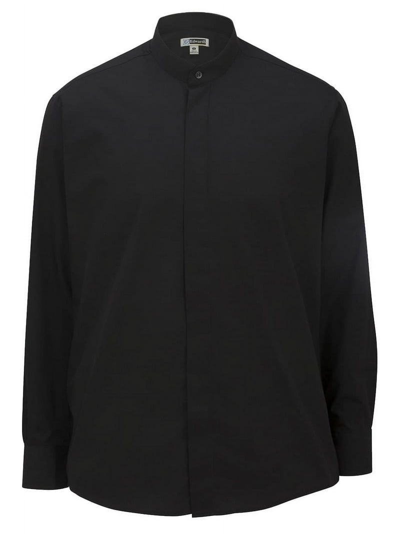 ジャケット・アウター tech long sleeve band collar shirt Band