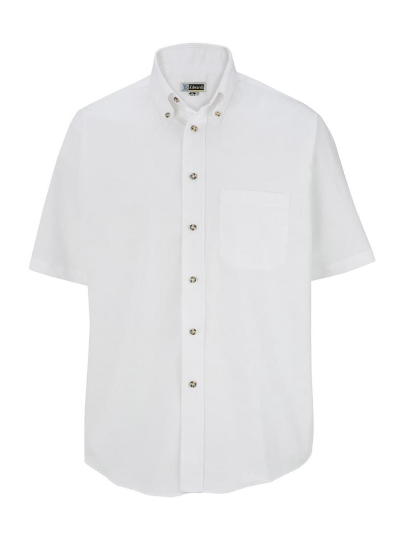 Men's Big And Tall Button Down Poplin Shirt, WHITE, 6XLT - Walmart.com Men's Big And Tall Button Down Poplin Shirt, WHITE, 6XLT - Walmart.com