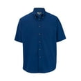 thumbnail image 1 of Men's Big And Tall Button Down Short Sleeve Poplin Shirt, ROYAL, LT, 1 of 1