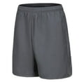 thumbnail image 1 of Men's Big And Tall Shorts Basketball Shorts Solid Color Athletic Lightweight Dry-Fit Regular Training Workout Shorts with Zipper Pockets, 1 of 4