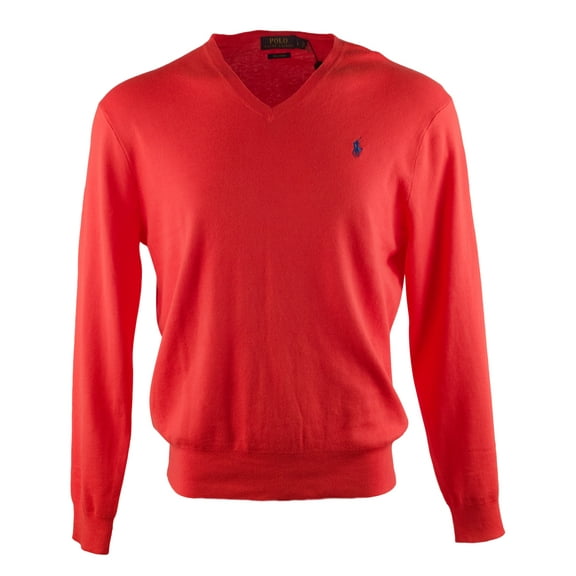 Men's Big And Tall V-Neck Sweater-SB-1XB